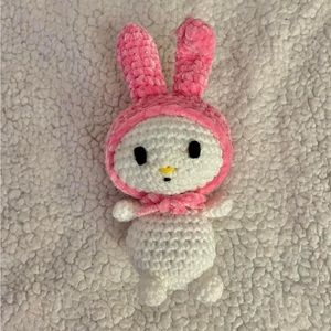 handmade my melody crochet plush 💞